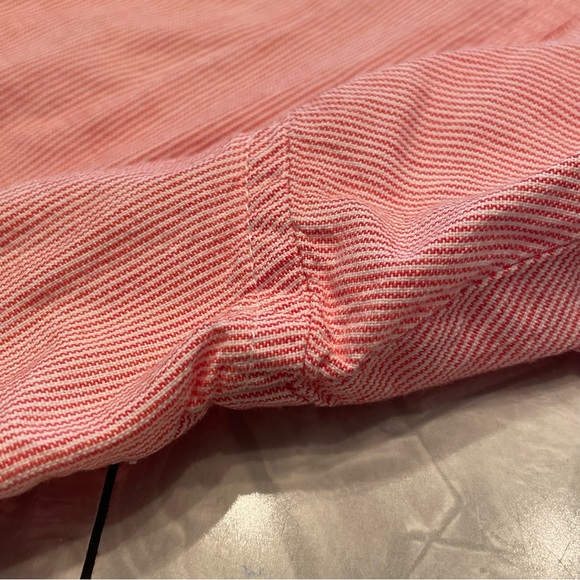 Vintage Esprit de Corp Button Red Pin Stripe - Picture 5 of 9